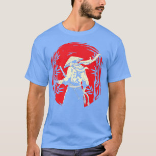 Camiseta Guerrero de combate Samurai japonés, espadachín ja