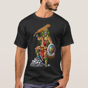 Camiseta Guerrero de cráneo azteca