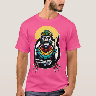 Camiseta guerrero de cráneo inca