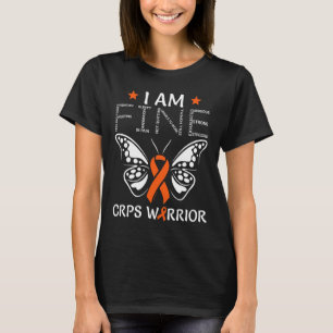 Camiseta Guerrero De Crps Soy Naranja De Cinta De Mariposa