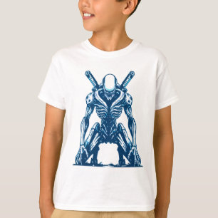 Camiseta Guerrero de Cyborg Alien - Futurista Monstruo de C