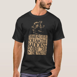 Camiseta Guerrero de Dios sin miedo a ningún mal Caballero