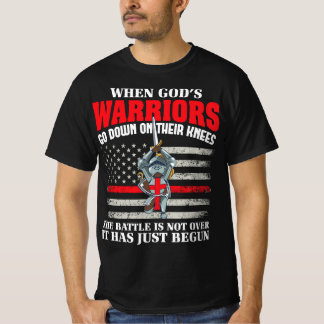 Camiseta Guerrero de dioses cristiano soldado estadounidens