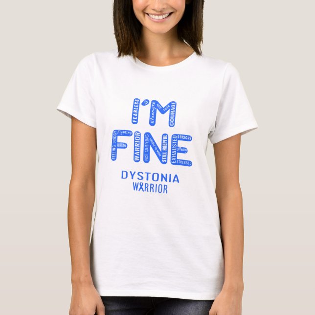 Camiseta Guerrero de Distonia - ESTOY BIEN (Anverso)