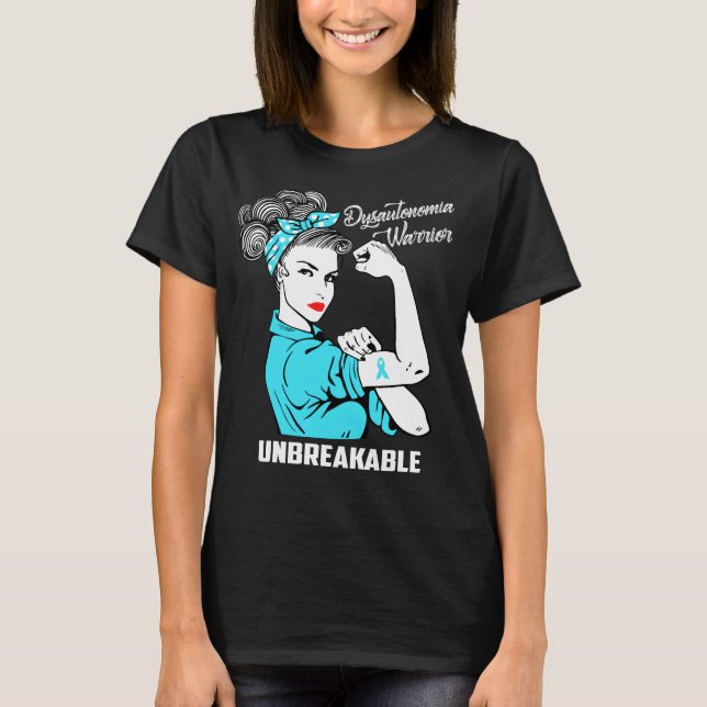 Camiseta Guerrero de Dysautonomia irrompible (Anverso)
