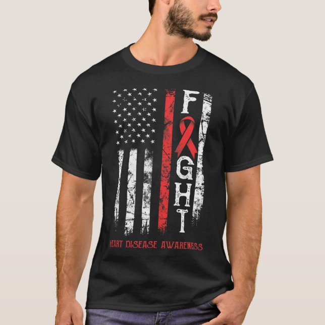 Camiseta Guerrero de enfermedades Bandera de Estados Unidos (Anverso)