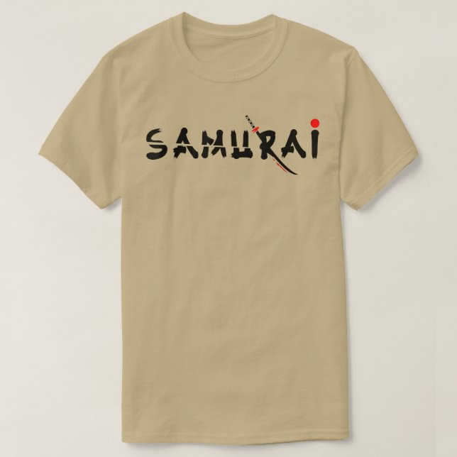 Camiseta Guerrero de espada cibersamurai japonés Estética G (Diseño del anverso)