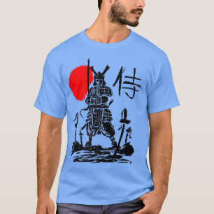 Camiseta Guerrero de espadas de Samurai japonés: arte de ab