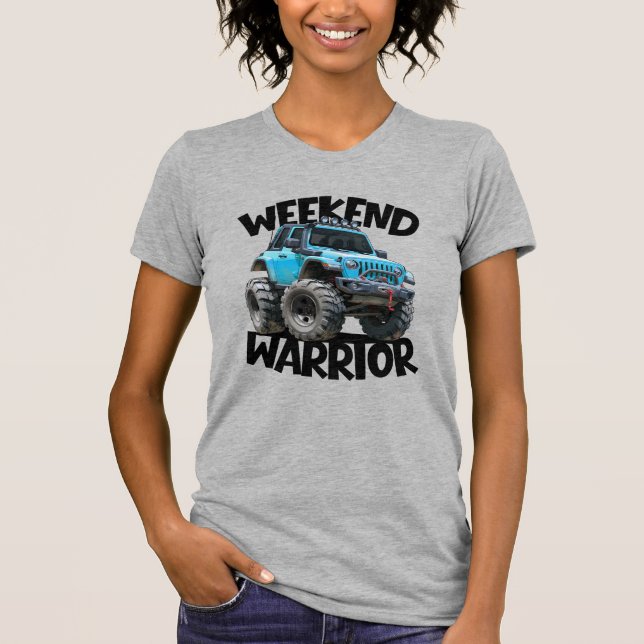 Camiseta Guerrero de Fin de Semana 4x4 (Anverso)
