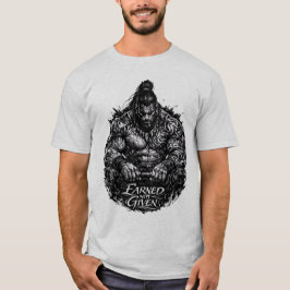 Camiseta Guerrero de Fuerza de Gimnasio Calle No Dado Ganad