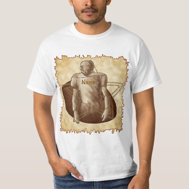 Camiseta Guerrero de Fútbol (Anverso)