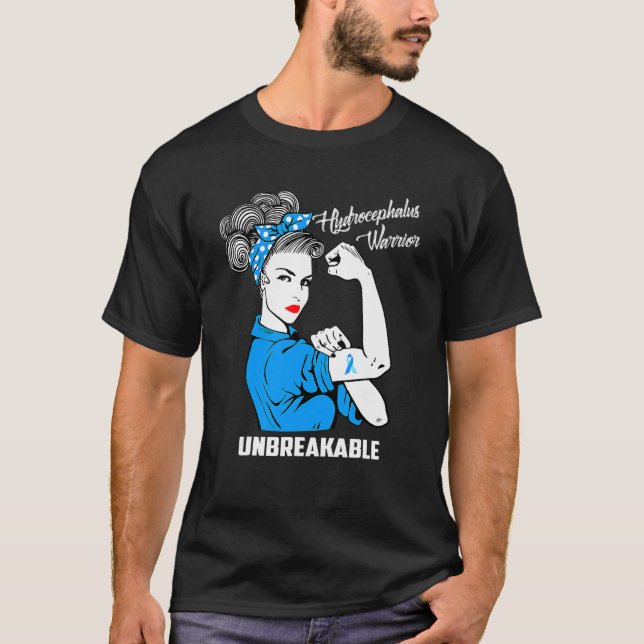 Camiseta Guerrero de Hidrocefalia Conciencia Inquebrantable (Anverso)