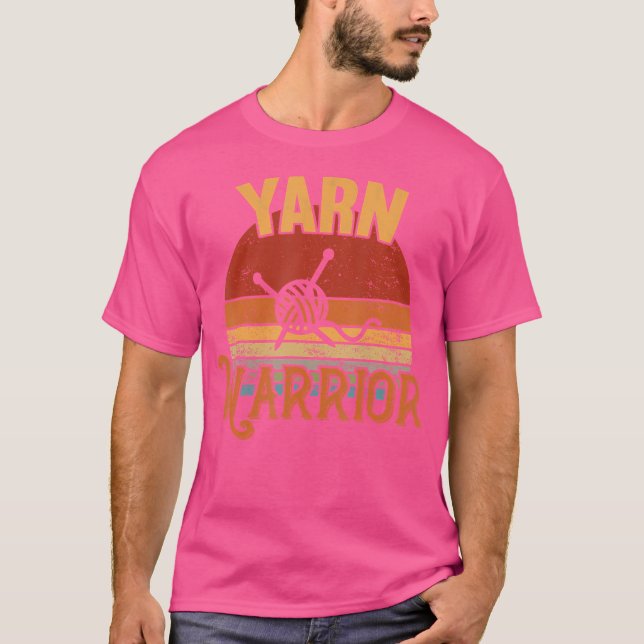 Camiseta Guerrero de hilo  Tejer hilo Ganchillo (Anverso)
