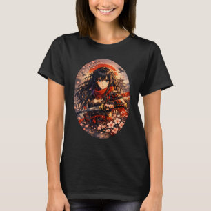 Camiseta Guerrero de hoja de cerezo: espíritu del anime