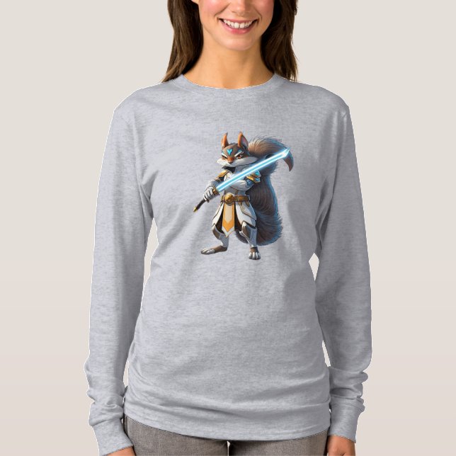 Camiseta Guerrero de la ardilla de Anime Samurai (Anverso)