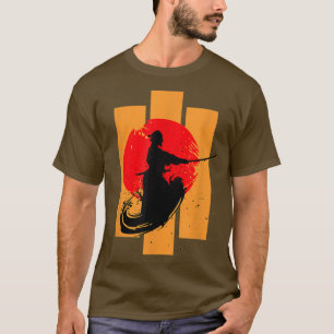 Camiseta Guerrero de la armada Katana con espadas samurái j