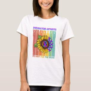 Camiseta Guerrero de la artritis reumatoide no es para débi