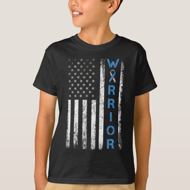 Camiseta Guerrero de la Bandera Estadounidense - Awaren por (Anverso)