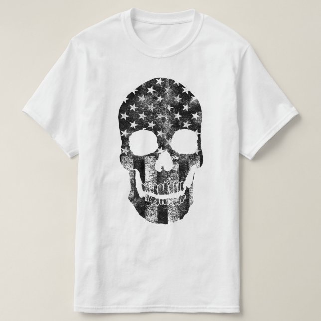 Camiseta Guerrero de la Calavera USA (Diseño del anverso)