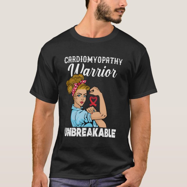 Camiseta Guerrero de la Cardiomiopatía Inquebrantable (Anverso)