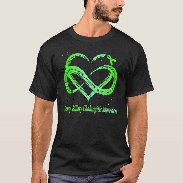 Camiseta Guerrero de la colangitis biliaria primaria estoy  (Anverso)