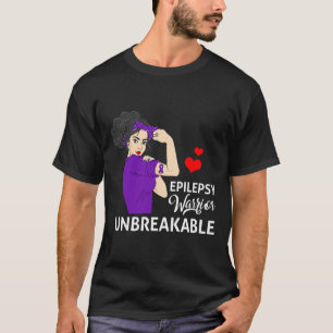 Camiseta Guerrero de la conciencia de la epilepsia: mujeres
