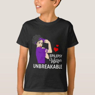 Camiseta Guerrero de la conciencia de la epilepsia: mujeres