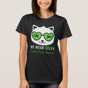 Camiseta Guerrero de la conciencia de la parálisis cerebral