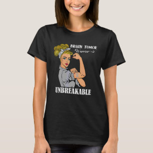 Camiseta Guerrero de la conciencia de los tumores cerebrale