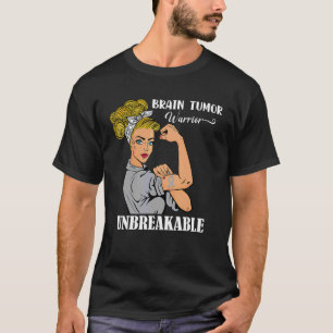 Camiseta Guerrero de la conciencia de los tumores cerebrale