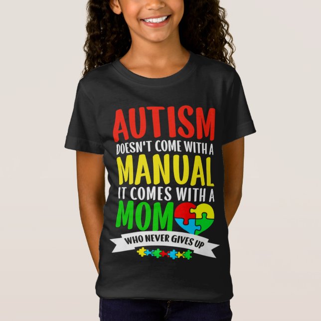 Camiseta Guerrero de la conciencia del autismo (Anverso)