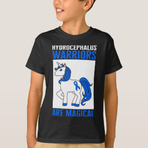 Camiseta Guerrero de la conciencia Magia Unicornio Azul Cin