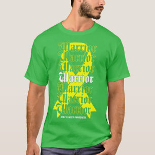 Camiseta Guerrero de la conciencia sobre el cáncer de hueso