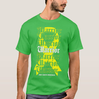 Camiseta Guerrero de la conciencia sobre el cáncer de hueso