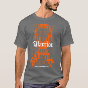 Camiseta Guerrero de la conciencia sobre el cáncer de leuce