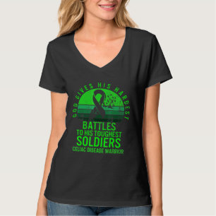 Camiseta Guerrero de la conciencia sobre la enfermedad celí