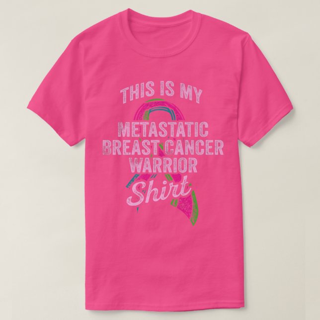 Camiseta Guerrero de la Concienciación sobre el Cáncer de M (Diseño del anverso)
