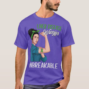 Camiseta Guerrero de la Concienciación sobre Enfermedades H