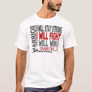 Camiseta Guerrero de la diabetes