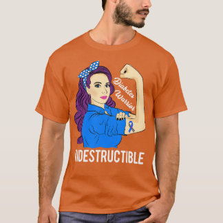 Camiseta Guerrero de la Diabetes Conciencia Diabética Indes