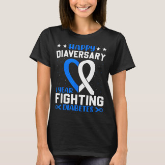 Camiseta Guerrero de la Diabetes - Feliz Diaversario Diabet