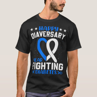 Camiseta Guerrero de la Diabetes - Feliz Diaversario Diabet