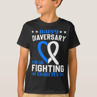 Camiseta Guerrero de la Diabetes - Feliz Diaversario Diabet