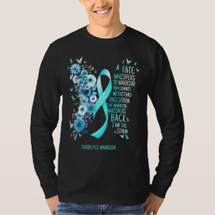 Camiseta Guerrero de la diabetes soy la tormenta conciencia