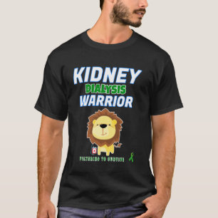 Camiseta Guerrero de la diálisis renal Paciente con hemodiá