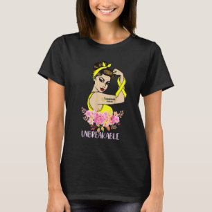 Camiseta Guerrero de la Endometriosis Brazo inquebrantable