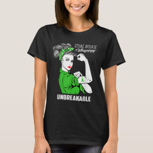 Camiseta Guerrero de la enfermedad celíaca conciencia de ca
