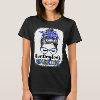 Camiseta Guerrero de la Enfermedad de Huntington con Moño D
