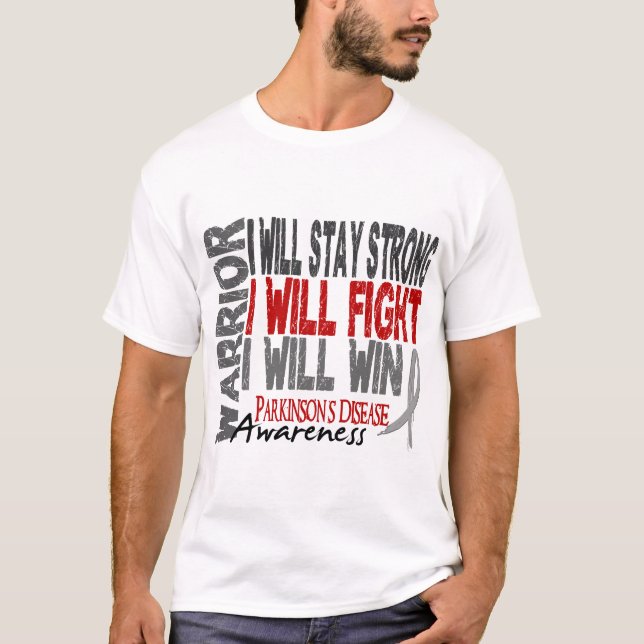 Camiseta Guerrero de la enfermedad de Parkinson (Anverso)