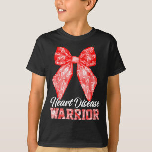 Camiseta Guerrero de la Enfermedad del Corazón Cinta Roja E